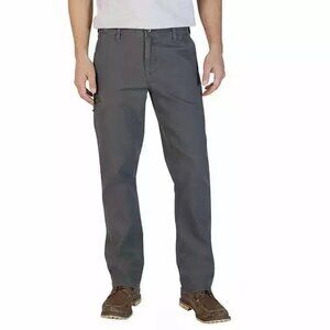 NEW Weatherproof Vintage Mens 32x34 Stretch Canvas Pants With Bonded Fleece